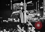 Image of Presidential election returns displayed on Times building New York City USA, 1940, second 8 stock footage video 65675050197