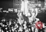 Image of Presidential election returns displayed on Times building New York City USA, 1940, second 14 stock footage video 65675050197