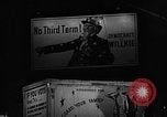 Image of Presidential election returns displayed on Times building New York City USA, 1940, second 25 stock footage video 65675050197