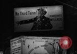 Image of Presidential election returns displayed on Times building New York City USA, 1940, second 26 stock footage video 65675050197