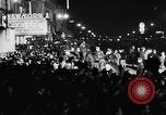 Image of Presidential election returns displayed on Times building New York City USA, 1940, second 49 stock footage video 65675050197