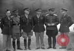 Image of American and Russian officers Tehran Iran, 1943, second 8 stock footage video 65675050205