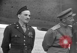 Image of American and Russian officers Tehran Iran, 1943, second 25 stock footage video 65675050205