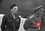 Image of American and Russian officers Tehran Iran, 1943, second 26 stock footage video 65675050205