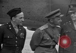Image of American and Russian officers Tehran Iran, 1943, second 27 stock footage video 65675050205