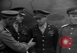 Image of American and Russian officers Tehran Iran, 1943, second 33 stock footage video 65675050205
