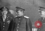 Image of American and Russian officers Tehran Iran, 1943, second 36 stock footage video 65675050205