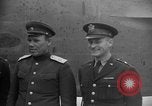 Image of American and Russian officers Tehran Iran, 1943, second 40 stock footage video 65675050205