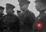 Image of American and Russian officers Tehran Iran, 1943, second 62 stock footage video 65675050205