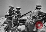 Image of British troops firing 5.5 inch field gun North Africa, 1941, second 33 stock footage video 65675050208