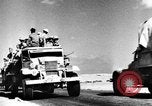 Image of British soldiers retrieve a disabled tank while being shelled North Africa, 1941, second 8 stock footage video 65675050209