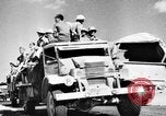 Image of British soldiers retrieve a disabled tank while being shelled North Africa, 1941, second 9 stock footage video 65675050209