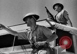 Image of British soldiers retrieve a disabled tank while being shelled North Africa, 1941, second 35 stock footage video 65675050209