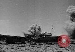 Image of British soldiers retrieve a disabled tank while being shelled North Africa, 1941, second 51 stock footage video 65675050209