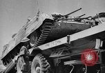 Image of British soldiers retrieve a disabled tank while being shelled North Africa, 1941, second 60 stock footage video 65675050209