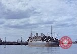Standbild transport Schiffe Französisch Marokko, 1942, aus Sekunde 18 historischem Filmmaterial Videoclip 65675050224
