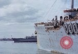 Standbild transport Schiffe Französisch Marokko, 1942, aus Sekunde 59 historischem Filmmaterial Videoclip 65675050224