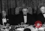 Image Parti Démocratique victoire le dîner Washington DC USA, 1937, de la seconde 57 séquences d'archives historiques vidéo 65675050246