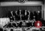 Image Parti Démocratique victoire le dîner Washington DC USA, 1937, de la seconde 14 séquences d'archives historiques vidéo 65675050247