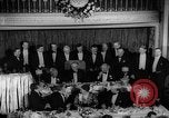 Image Parti Démocratique victoire le dîner Washington DC USA, 1937, de la seconde 60 séquences d'archives historiques vidéo 65675050247