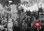 Image of banners supporting Franklin Roosevelt Philadelphia Pennsylvania USA, 1936, second 1 stock footage video 65675050258