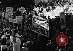 Image of banners supporting Franklin Roosevelt Philadelphia Pennsylvania USA, 1936, second 8 stock footage video 65675050258
