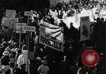 Image of banners supporting Franklin Roosevelt Philadelphia Pennsylvania USA, 1936, second 9 stock footage video 65675050258