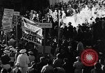 Image of banners supporting Franklin Roosevelt Philadelphia Pennsylvania USA, 1936, second 12 stock footage video 65675050258