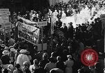 Image of banners supporting Franklin Roosevelt Philadelphia Pennsylvania USA, 1936, second 13 stock footage video 65675050258