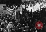 Image of banners supporting Franklin Roosevelt Philadelphia Pennsylvania USA, 1936, second 14 stock footage video 65675050258