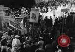 Image of banners supporting Franklin Roosevelt Philadelphia Pennsylvania USA, 1936, second 15 stock footage video 65675050258