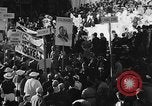 Image of banners supporting Franklin Roosevelt Philadelphia Pennsylvania USA, 1936, second 16 stock footage video 65675050258