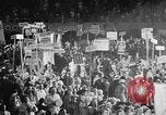 Image of banners supporting Franklin Roosevelt Philadelphia Pennsylvania USA, 1936, second 19 stock footage video 65675050258