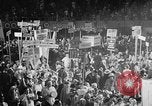 Image of banners supporting Franklin Roosevelt Philadelphia Pennsylvania USA, 1936, second 20 stock footage video 65675050258