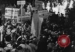Image of banners supporting Franklin Roosevelt Philadelphia Pennsylvania USA, 1936, second 24 stock footage video 65675050258