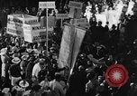 Image of banners supporting Franklin Roosevelt Philadelphia Pennsylvania USA, 1936, second 25 stock footage video 65675050258