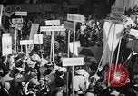 Image of banners supporting Franklin Roosevelt Philadelphia Pennsylvania USA, 1936, second 28 stock footage video 65675050258