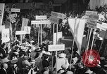 Image of banners supporting Franklin Roosevelt Philadelphia Pennsylvania USA, 1936, second 29 stock footage video 65675050258