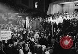 Image of banners supporting Franklin Roosevelt Philadelphia Pennsylvania USA, 1936, second 31 stock footage video 65675050258