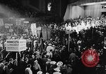 Image of banners supporting Franklin Roosevelt Philadelphia Pennsylvania USA, 1936, second 34 stock footage video 65675050258