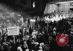 Image of banners supporting Franklin Roosevelt Philadelphia Pennsylvania USA, 1936, second 35 stock footage video 65675050258