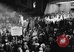 Image of banners supporting Franklin Roosevelt Philadelphia Pennsylvania USA, 1936, second 36 stock footage video 65675050258