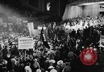 Image of banners supporting Franklin Roosevelt Philadelphia Pennsylvania USA, 1936, second 37 stock footage video 65675050258