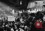 Image of banners supporting Franklin Roosevelt Philadelphia Pennsylvania USA, 1936, second 38 stock footage video 65675050258
