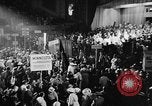 Image of banners supporting Franklin Roosevelt Philadelphia Pennsylvania USA, 1936, second 39 stock footage video 65675050258