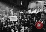 Image of banners supporting Franklin Roosevelt Philadelphia Pennsylvania USA, 1936, second 42 stock footage video 65675050258
