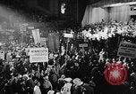 Image of banners supporting Franklin Roosevelt Philadelphia Pennsylvania USA, 1936, second 43 stock footage video 65675050258