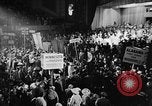 Image of banners supporting Franklin Roosevelt Philadelphia Pennsylvania USA, 1936, second 46 stock footage video 65675050258