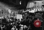 Image of banners supporting Franklin Roosevelt Philadelphia Pennsylvania USA, 1936, second 50 stock footage video 65675050258