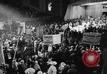 Image of banners supporting Franklin Roosevelt Philadelphia Pennsylvania USA, 1936, second 54 stock footage video 65675050258